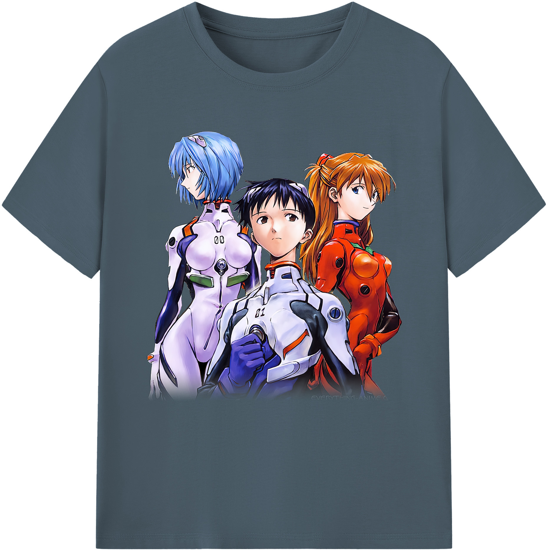 （画像用） EVA 新世紀エヴァンゲリオン 綿100％半袖Tシャツ（フロントプリント）